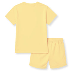 Minicult Matching CottonTshirt and Shorts coords with cute animal Prints(Lion)