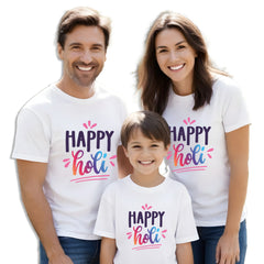 minicult Cotton Holi Half Sleeve Tshirt for Kids (Kids a52)(Pack of 1)(3-6 MTS)