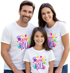 minicult Cotton Holi Half Sleeve Tshirt for Kids (Kids a61)(Pack of 1)