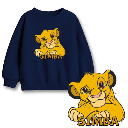 Minicult Full Sleeves Sweatshirt For Kids with LION KING Print(Lion king 2)