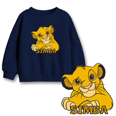 Minicult Full Sleeves Sweatshirt For Kids with LION KING Print(Lion king 2)