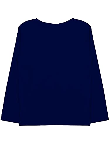 minicult Cotton Printed Full Sleeve T Shirts for Boys(Pack of 1)(Navy 1)