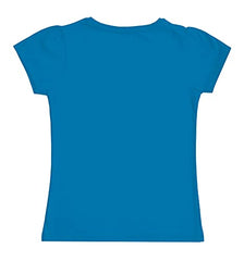 minicult Girls Half sleeeves Cotton Tshirt with Cute Prints and Colorfull (B014)(Pack of 2) Mint