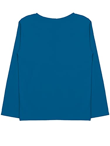 minicult Cotton Printed Full Sleeve T Shirts for Boys(Pack of 1)(Blue 1)