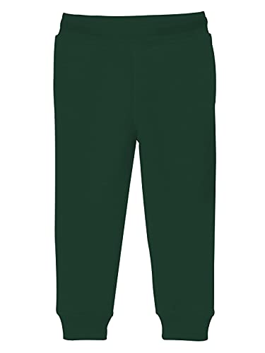 minicult Cotton Track Pants with Graphic Prints and Pockets (Pack 1) (Green)