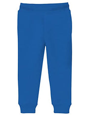 minicult Cotton Track Pants with Graphic Prints and Pockets (Pack 1)(Blue)
