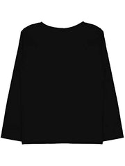 minicult Cotton Printed Full Sleeve T Shirts for Boys(Pack of 1)(Balck 1