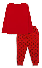 minicult Cotton Full Sleeve t Shirt and Pyjama Nightsuit with Cute Prints(Pack of 1)