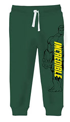 minicult Marvel Avenger Regular Fit Track Pants with Pockets and Draw Strings for Boys and Girls (Hulk)(Green 1)(Pack of 1)(2-3 Years)