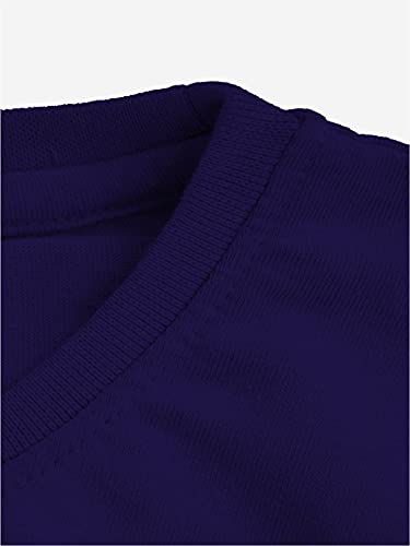 minicult Cotton Printed T Shirts for Boys(Pack of 1)(Navy)