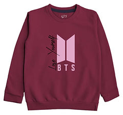 minicult Cotton Printed Sweatshirts for Boys and Girls Ideal for Light Winter( Pack of 1)(Raglan NYC)