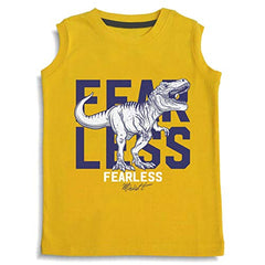 minicult Printed Cotton Jersey Vest for Boys and Girls(Multicolor)(Pack of 5)