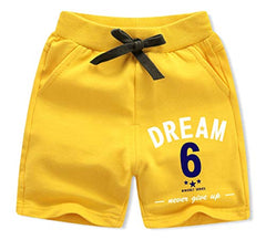 minicult Cotton loopkint Boys Shorts with Drawstring and Pockets (Pack of 3)(Multicolor) Yellow