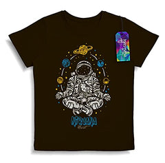 minicult Cotton Half Sleeve Kids Tshirt with Chest Print and Bright Colors(RED)(Pack of 5)