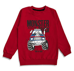 minicult Cotton Full Sleeve T Shirts for Boys and Girls (Pack of 2)(Musturd and Red)