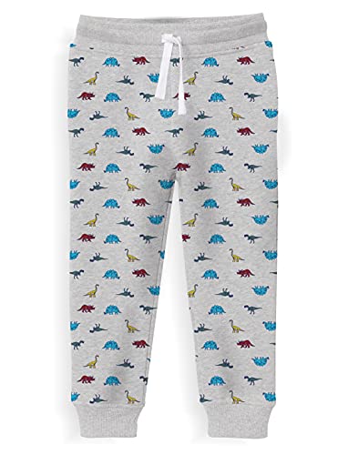 Minicult Cotton Track pants with graphic prints and pockets (pack 1)(BEIGE)