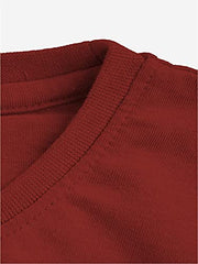 minicult Cotton Printed T Shirts for Boys (Pack of 2) (Maroon)