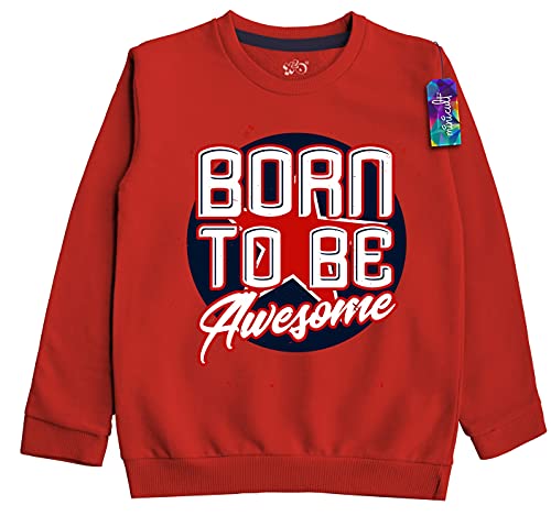 minicult Cotton Printed Sweatshirts for Boys and Girls Ideal for Light Winter( Pack of 2)(Grey & Yellow)
