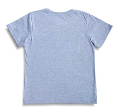 minicult Cotton Half Sleeve Kids Tshirt with Chest Print and Bright Colors(Grey)(pack of 1)