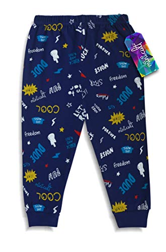 Mini Cult Baby Boy's and Baby Girl's Cotton Printed Pyjama (Multicolour) (Pack of 5)