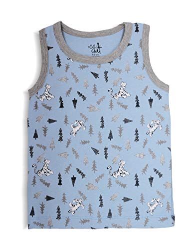 minicult Baby boy's and Baby girl's Cotton Vest - Pack of 6 (Multicolor)