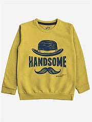 minicult Cotton Printed Sweatshirts for Boys and Girls Ideal for Light Winter( Pack of 2)(Red)