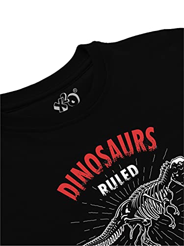 minicult Cotton Printed Full Sleeve T Shirts for Boys(Pack of 1)(Balck 1