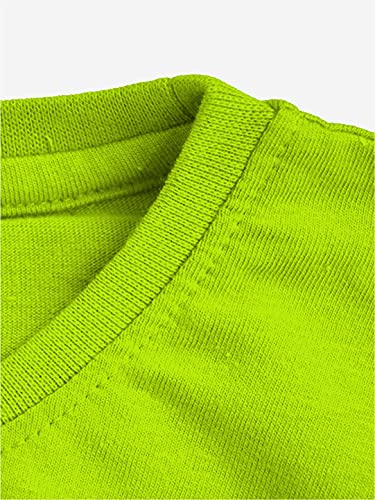 minicult Cotton Printed T Shirts for Boys (Pack of 1)(Light Green)