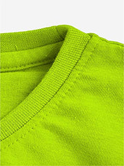 minicult Cotton Printed T Shirts for Boys (Pack of 1)(Light Green)