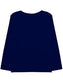 minicult Cotton Printed Full Sleeve T Shirts for Boys(Pack of 1)(Navy 1)