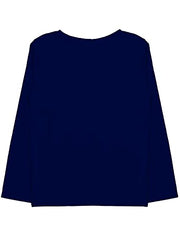 minicult Cotton Printed Full Sleeve T Shirts for Boys(Pack of 1)(Navy 1)