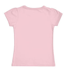 minicult Girls Half sleeeves Cotton Tshirt with Cute Prints and Colorfull (B003)(Pack of 2) Pink