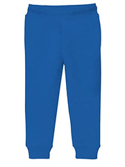 minicult Cotton Track Pants with Graphic Prints and Pockets (Pack of 2)(Blue)