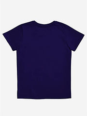 minicult Cotton Printed T Shirts for Boys(Pack of 2)(Navy)