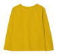 minicult Cotton Printed Full Sleeve T Shirts for Girls (Pack of 1) (Yellow)