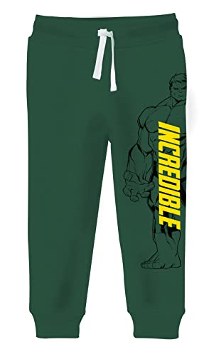 minicult Marvel Avenger Regular Fit Track Pants with Pockets and Draw Strings for Boys and Girls (Hulk)(Green 1)(Pack of 1)(2-3 Years)