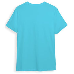 minicult Mickey Mouse Family Regular Fit Character Printed Tshirt for Boys and Girls(SkyBlue1)(2-3 Years)