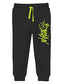 minicult Cotton Track Pants with Graphic Prints and Pockets (Pack of 2)(Black 1)