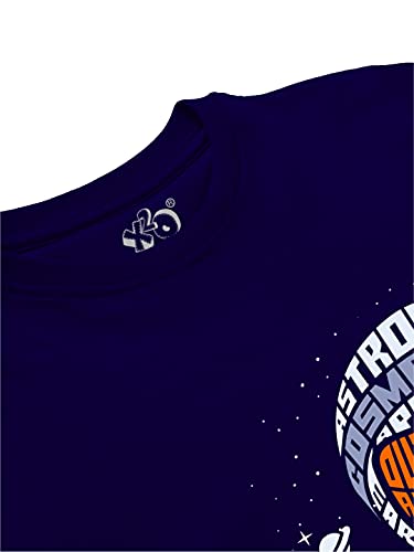minicult Cotton Printed Full Sleeve T Shirts for Boys(Pack of 2)(Navy-1)