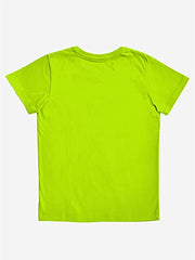minicult Cotton Printed T Shirts for Boys (Pack of 1)(Light Green)