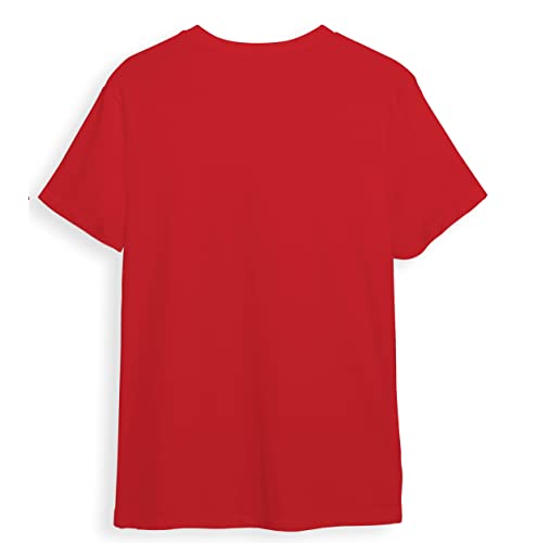 minicult Marvel's Spiderman Regular Fit Character Printed Tshirt for Boys and Girls (Spiderman)(Red 1)(Pack of 1)(9-10 Years)
