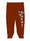 minicult Disney Mickey Mouse Footed Pajama Pants For Baby Boys And Girls(Maroon c6)(Pack of 3)(0-3 Months)