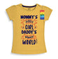 minicult Girls Half sleeves Cotton T-shirt with Cute Prints and Colorful (B012)(Pack of 2) Grey