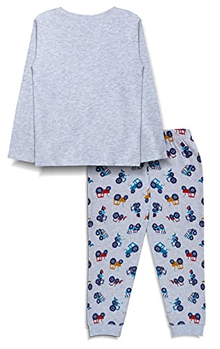 minicult Cotton Full Sleeve t Shirt and Pyjama Nightsuit with Cute Prints(Pack of 1) (Grey 1 ) (2 to 3 Years)