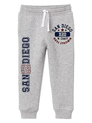 minicult Cotton Track Pants with Graphic Prints and Pockets (Pack of 2)(Blue)