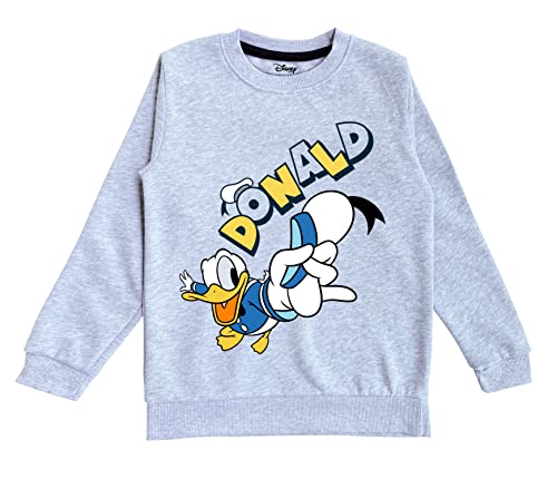 minicult Disney Mickey Mouse and Friends Regular Fit Character Printed Full Sleeve Sweatshirt for Boys and Girls(Grey a30)(Pack of 1)(18-24 Months)