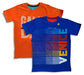 Half Sleeve Kids Tshirt With Chest Print and Bright Colors (Pack of 2)