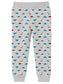 Minicult Cotton Track pants with graphic prints and pockets (pack 1)(BEIGE)