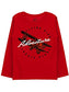 minicult Cotton Printed Full Sleeve T Shirts for Boys(Pack of 2)(RED 1)