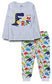 minicult Cotton Full Sleeve t Shirt and Pyjama Nightsuit with Cute Prints(Pack of 2) (Red 2)